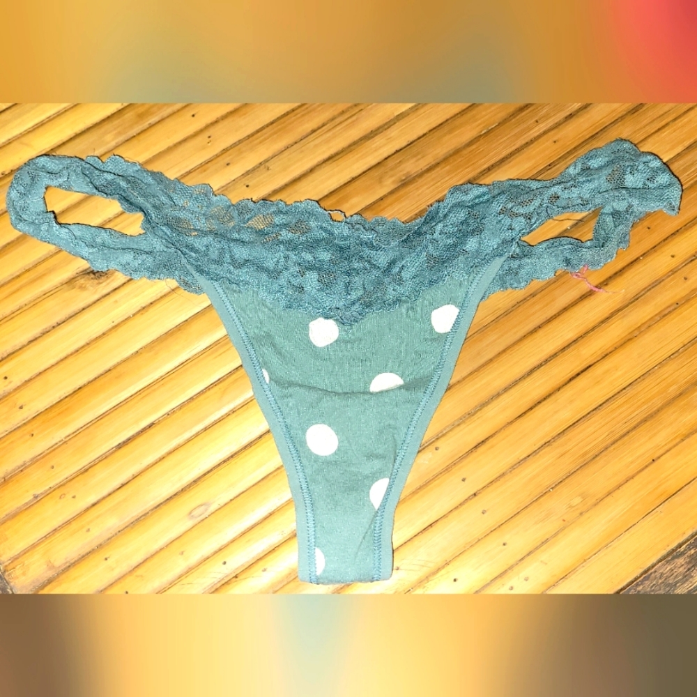 Sage green thong
